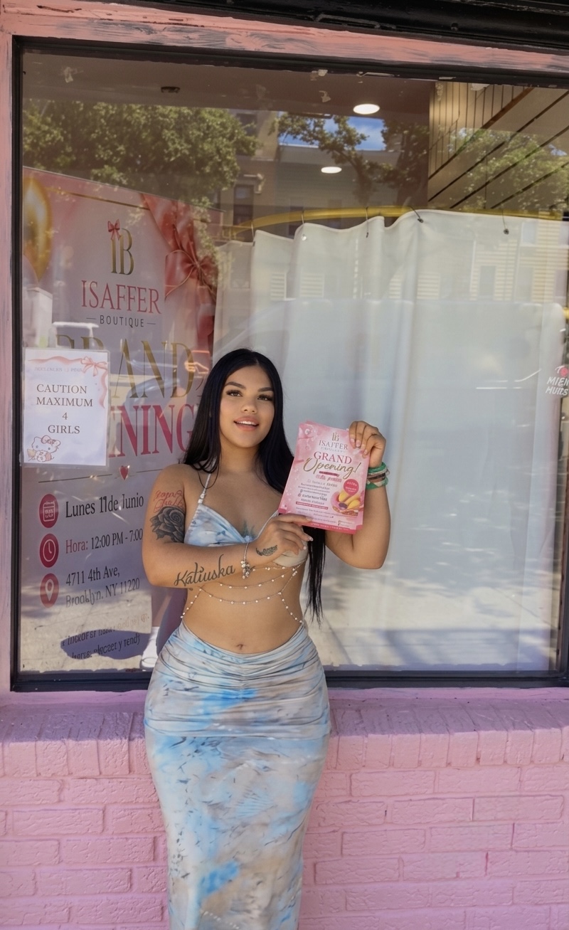 Camila, dueña de Isafer Boutique